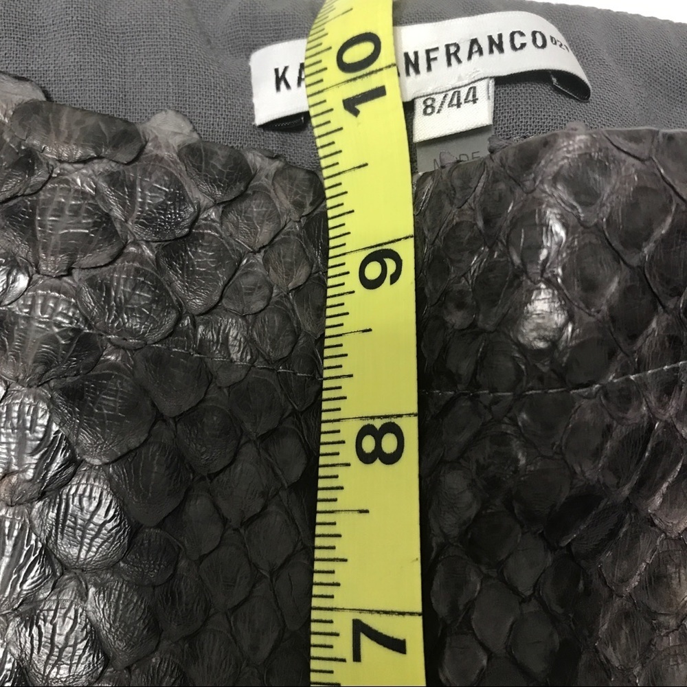 Kaufmanfranco Python-Front Cropped Pants - Picture 14 of 16
